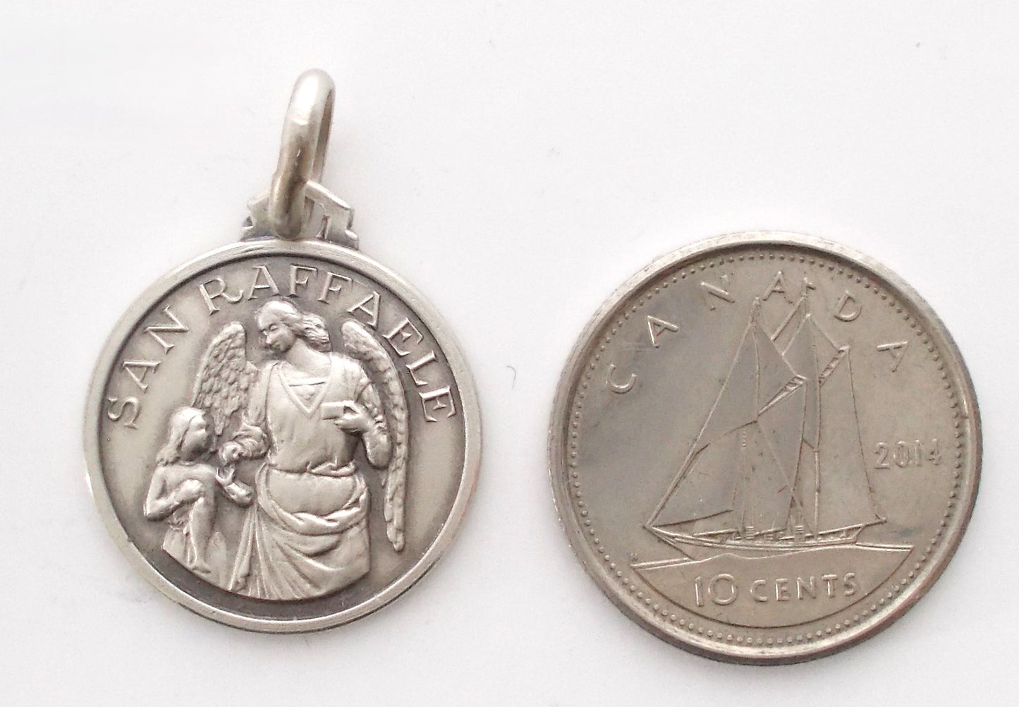 St. Raphael - Sterling Silver Medal