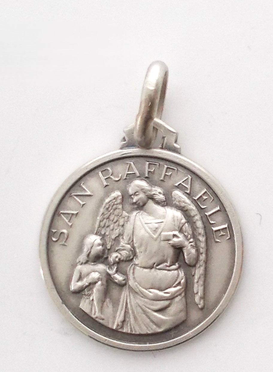 St. Raphael - Sterling Silver Medal