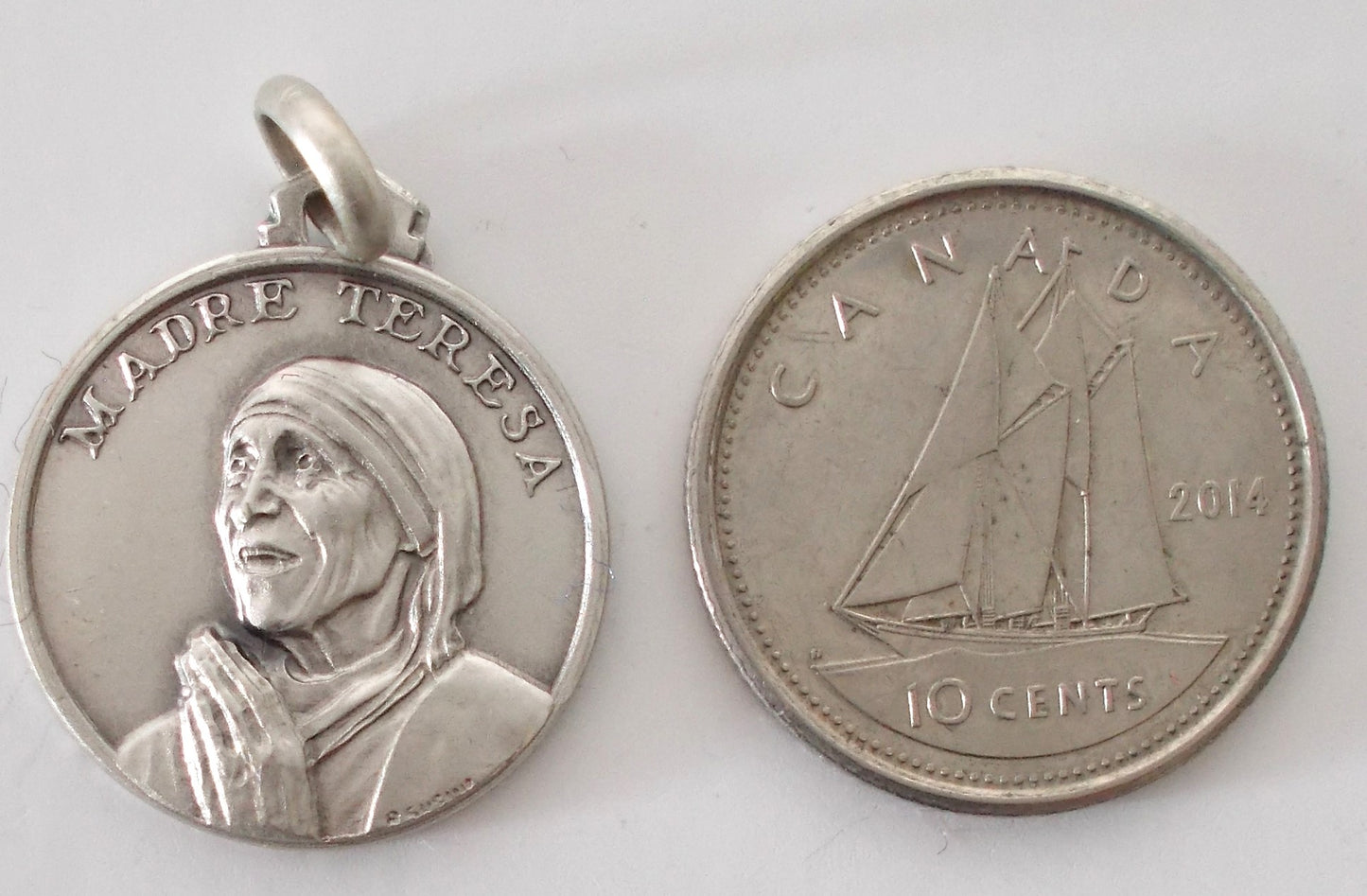 St. Mother Teresa - Sterling Silver Medal