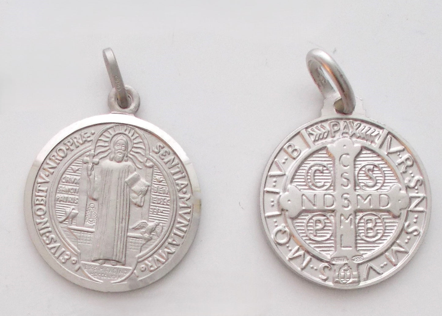 St. Benedict - Sterling Silver Medal