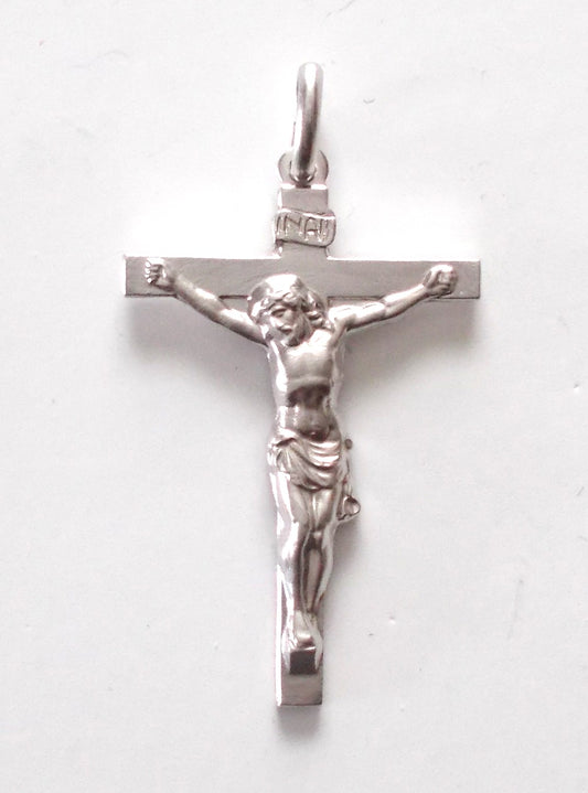Crucifix - Sterling Silver Large Gothic Style