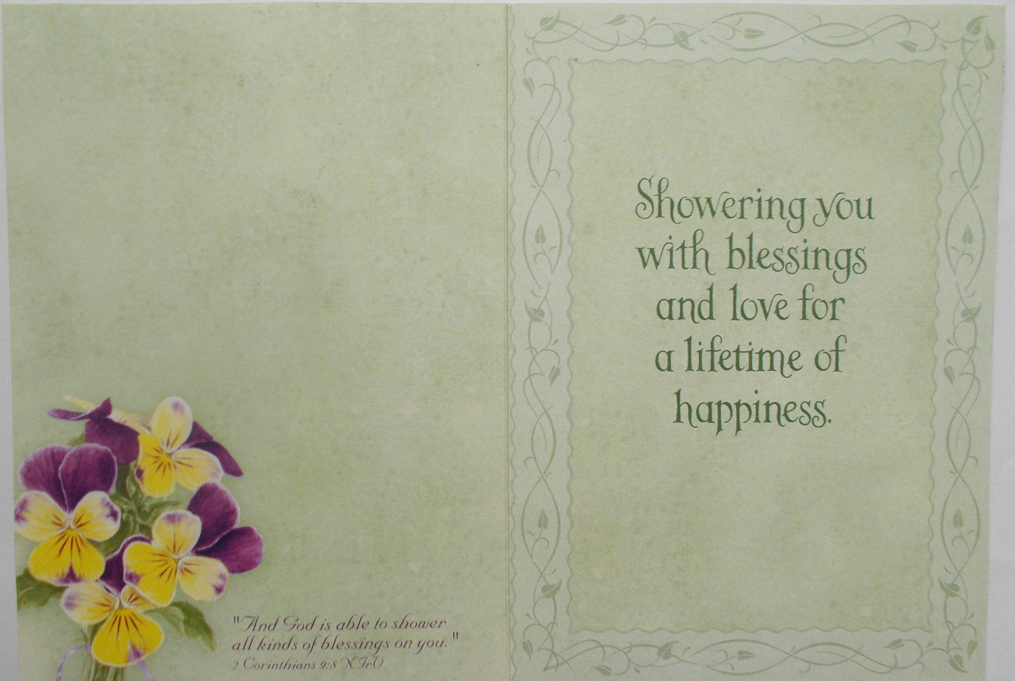 Wedding Shower Greeting Card by Legacy with Deluxe Envelope