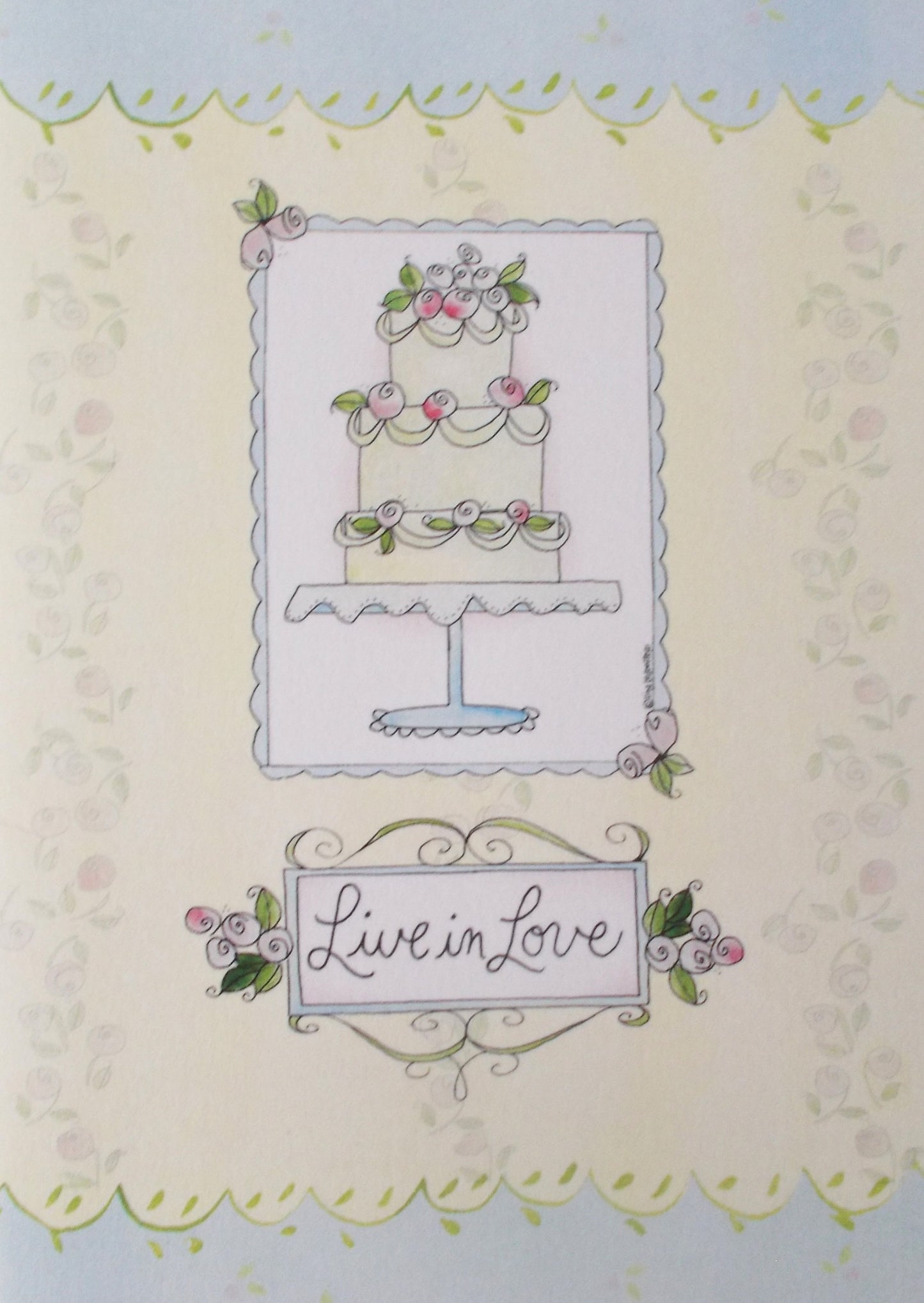 Wedding Greeting Card  - by Legacy with Deluxe Envelope