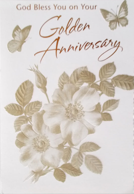 Golden (50th) Anniversary Greeting Card