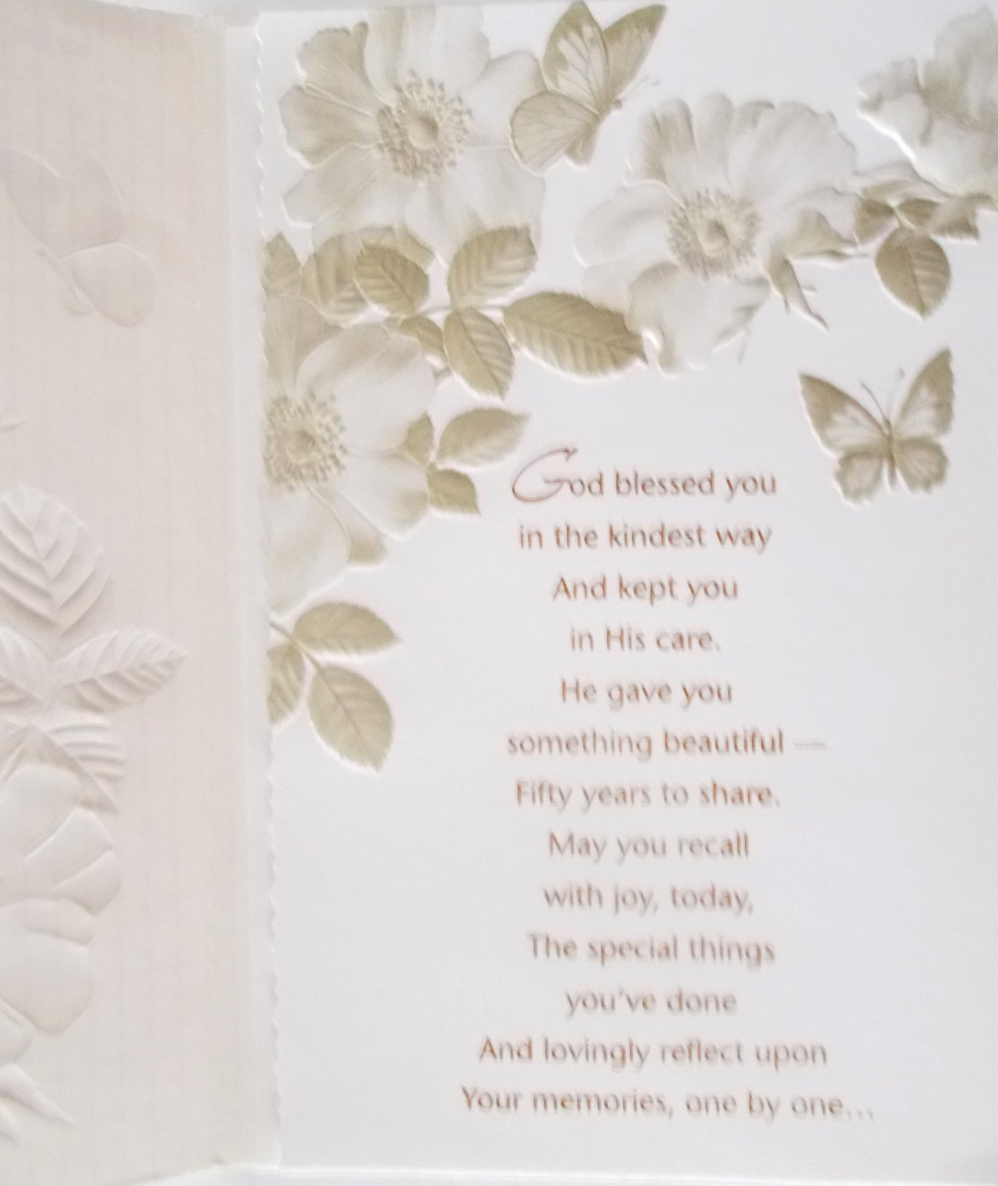 Golden (50th) Anniversary Greeting Card