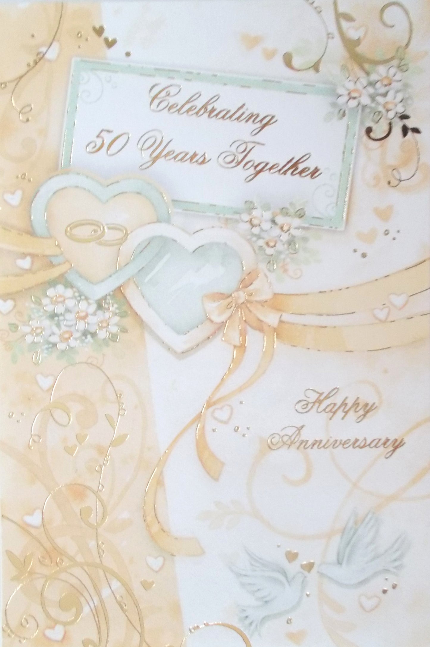Golden (50th) Anniversary Greeting Card