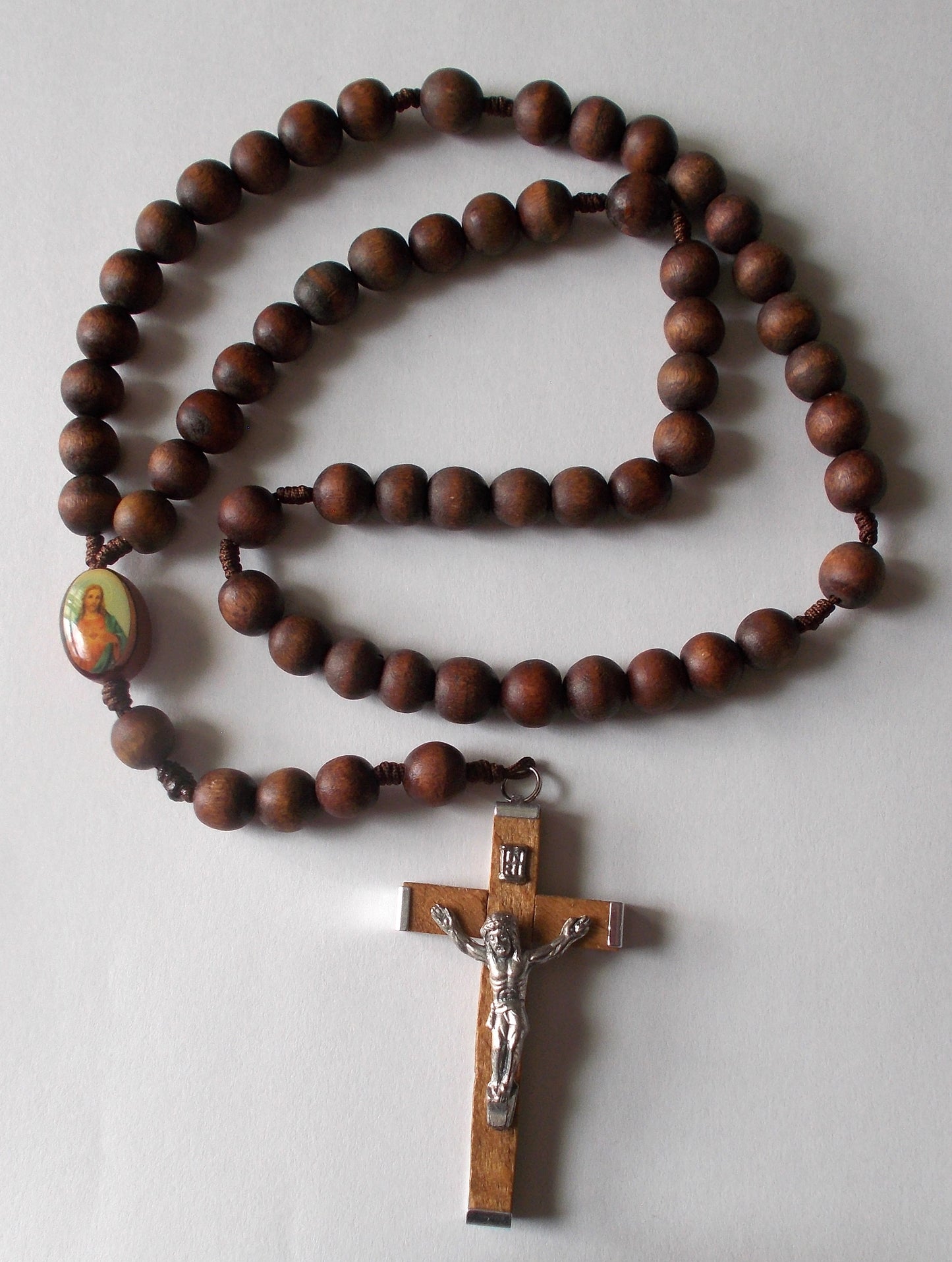 Cord - Wood Bead Rosary