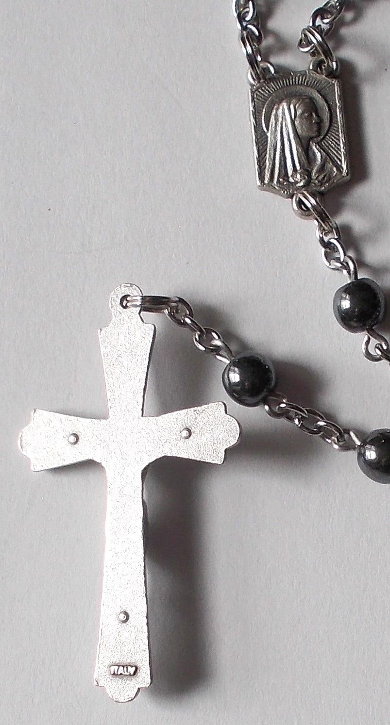 Hematite Bead Rosary