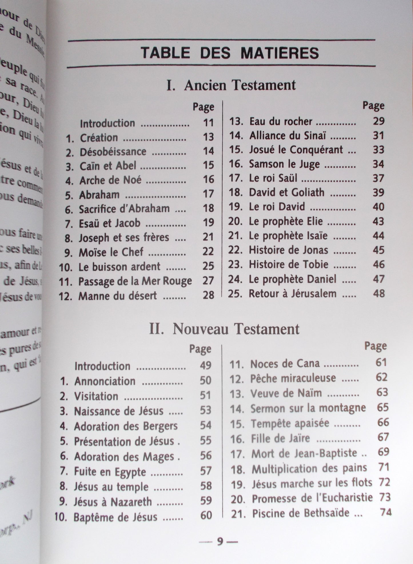 La Bible en Images - French Children's Bible