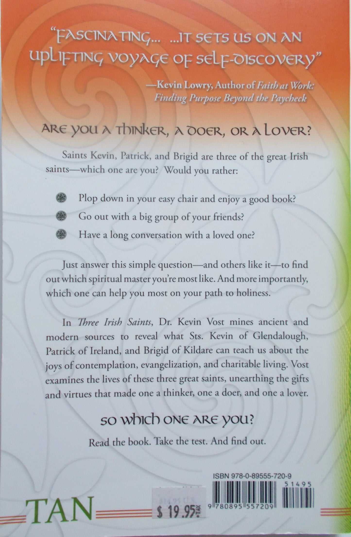 Three Irish Saints : A Guide to Finding Your Spiritual Style