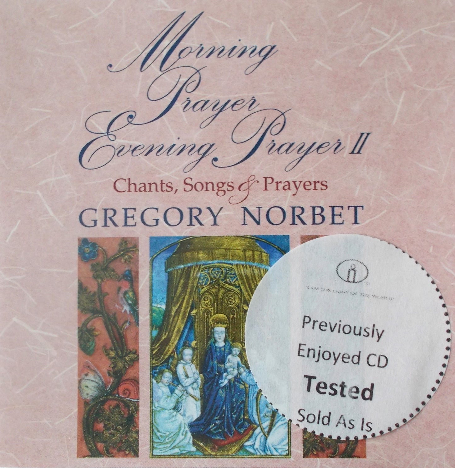 Gregory Norbet - Morning & Evening Prayer II - Music CD