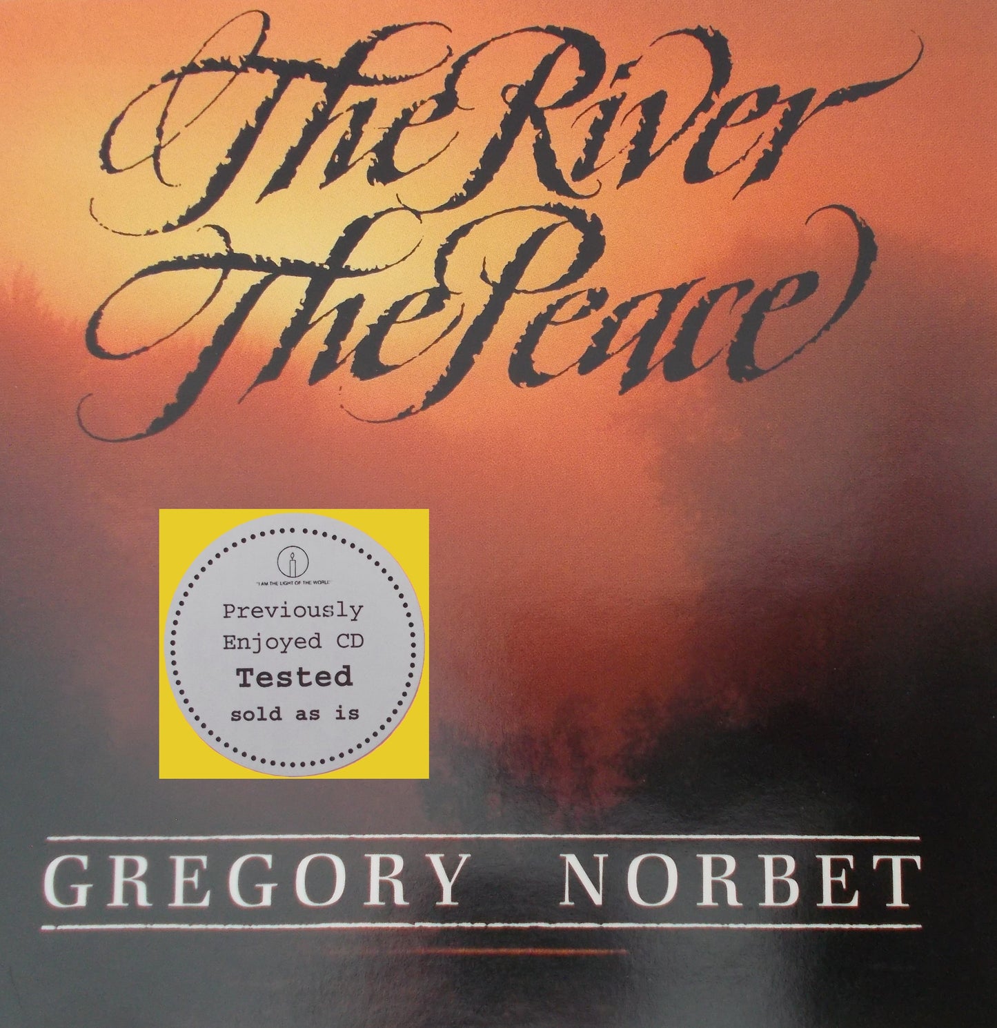 Gregory Norbet : The River / The Peace - Music CD - Demo - Used