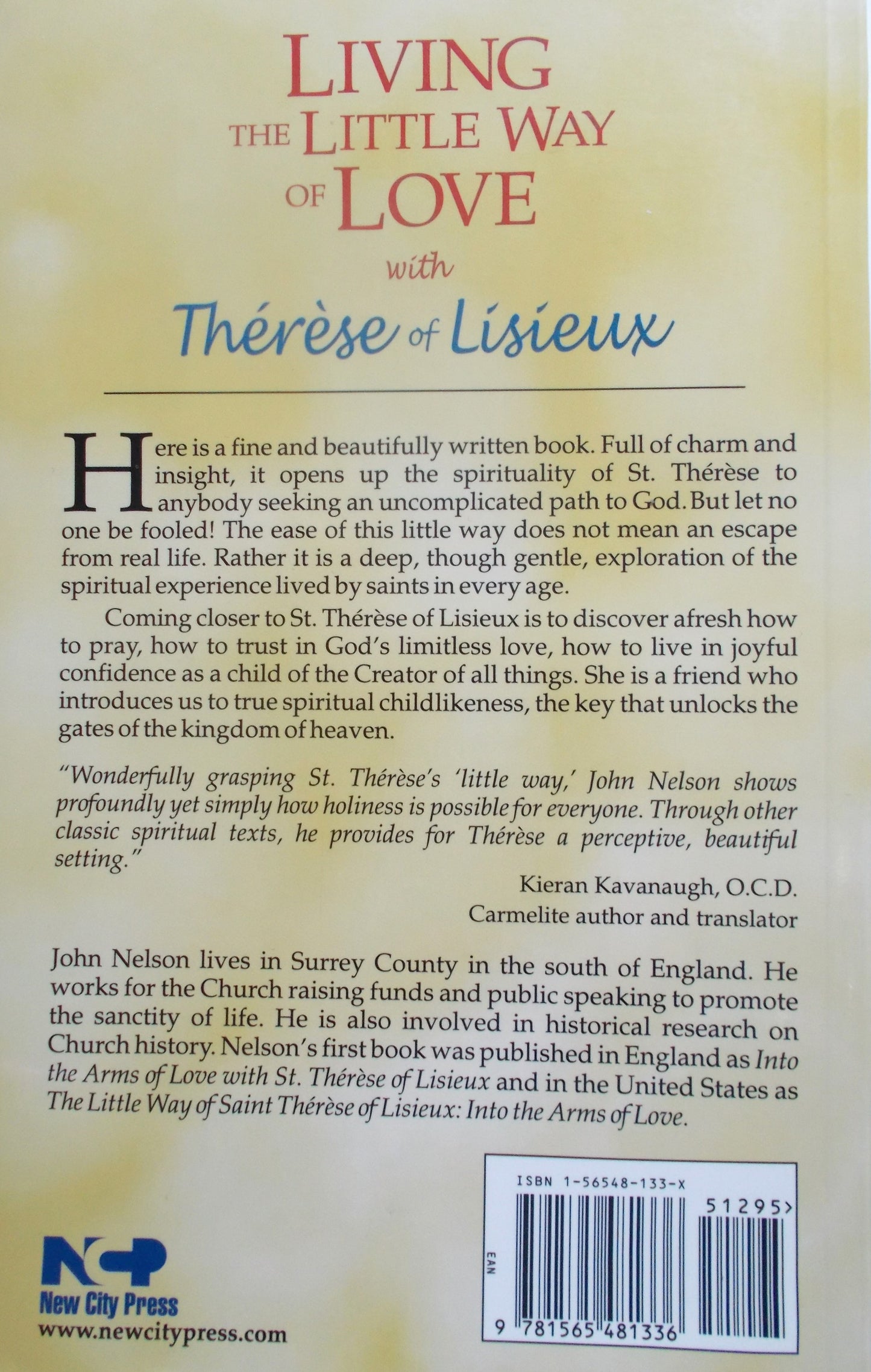Living the Little Way of Love with Therese of Lisieux - Used