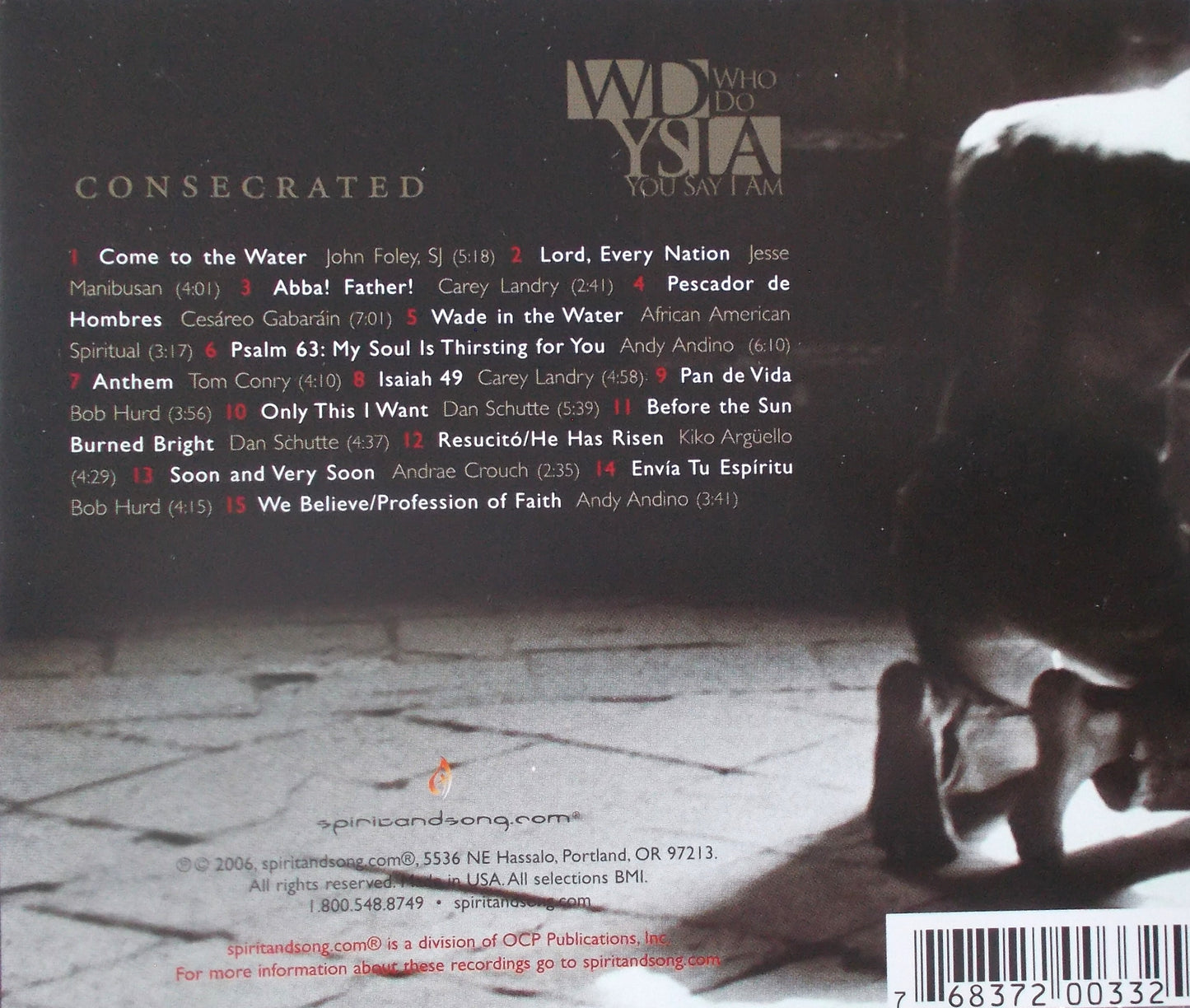 Consecrated : Who Do Yo Say I Am Various Artist Music CD - Demo - Used