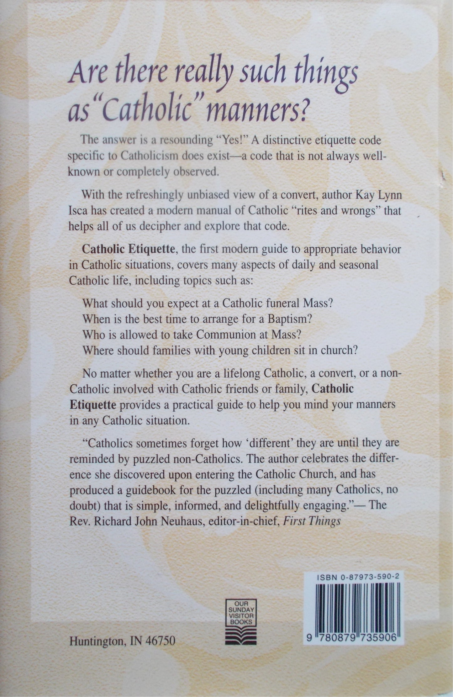 Catholic Etiquette : What You Need to Know about Catholic Rites and Wrongs