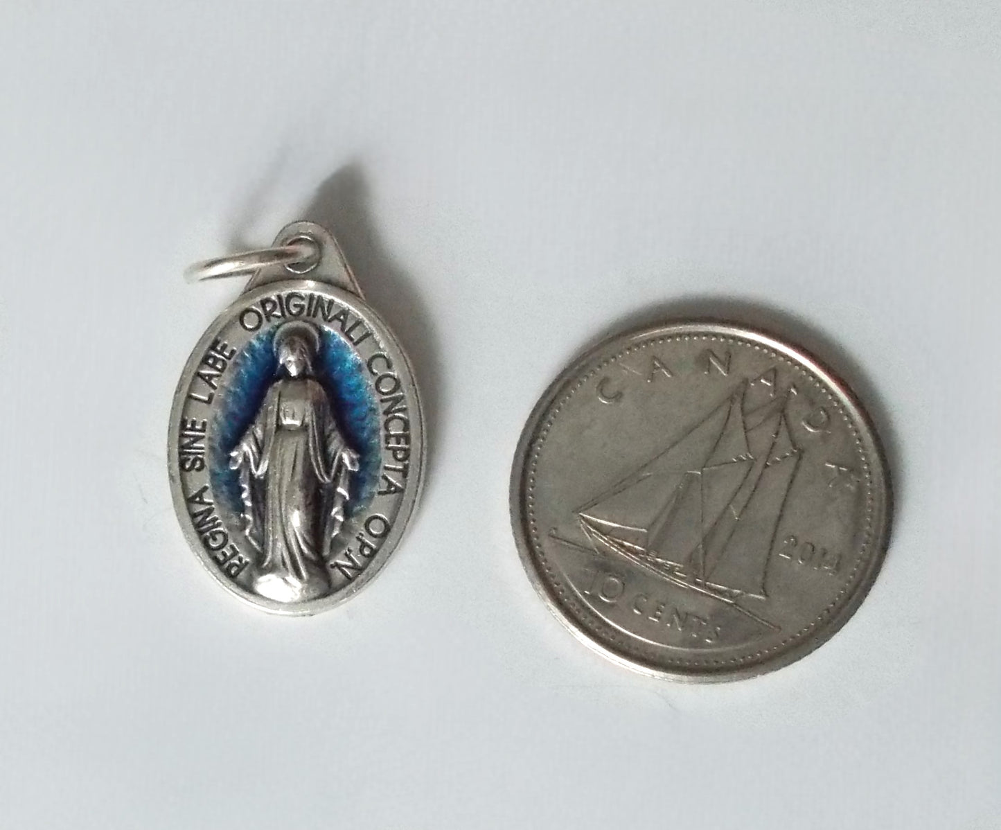 Miraculous Medal - Blue Enamel