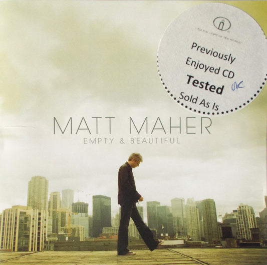 Matt Maher - Empty & Beautiful  - Music CD - Demo - Used