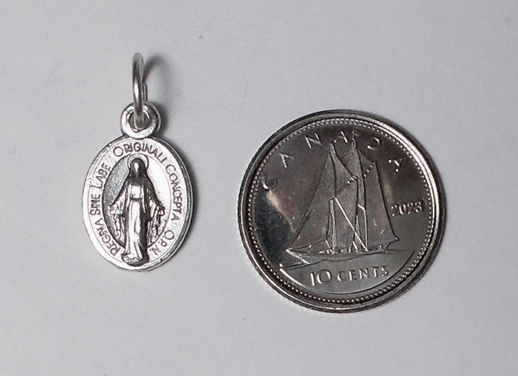 Miraculous Medal 1/2 inch