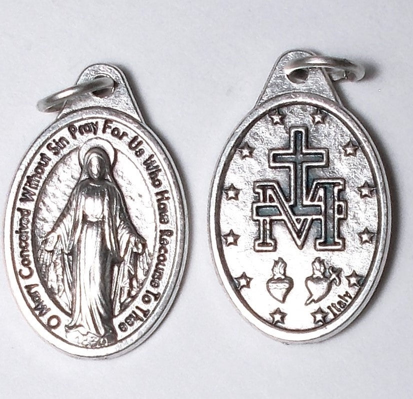 Miraculous Medal 1 inch - English