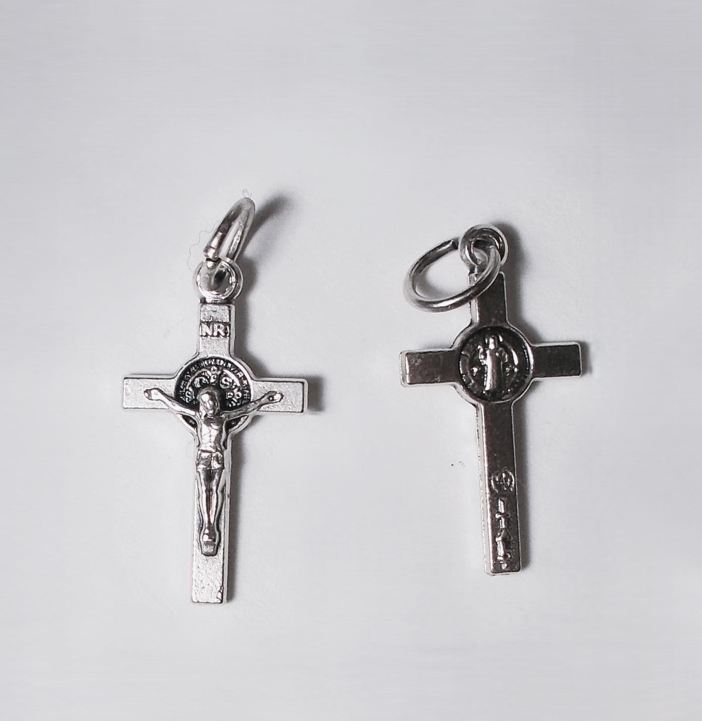 St. Benedict Crucifix - Small - Silver Colour