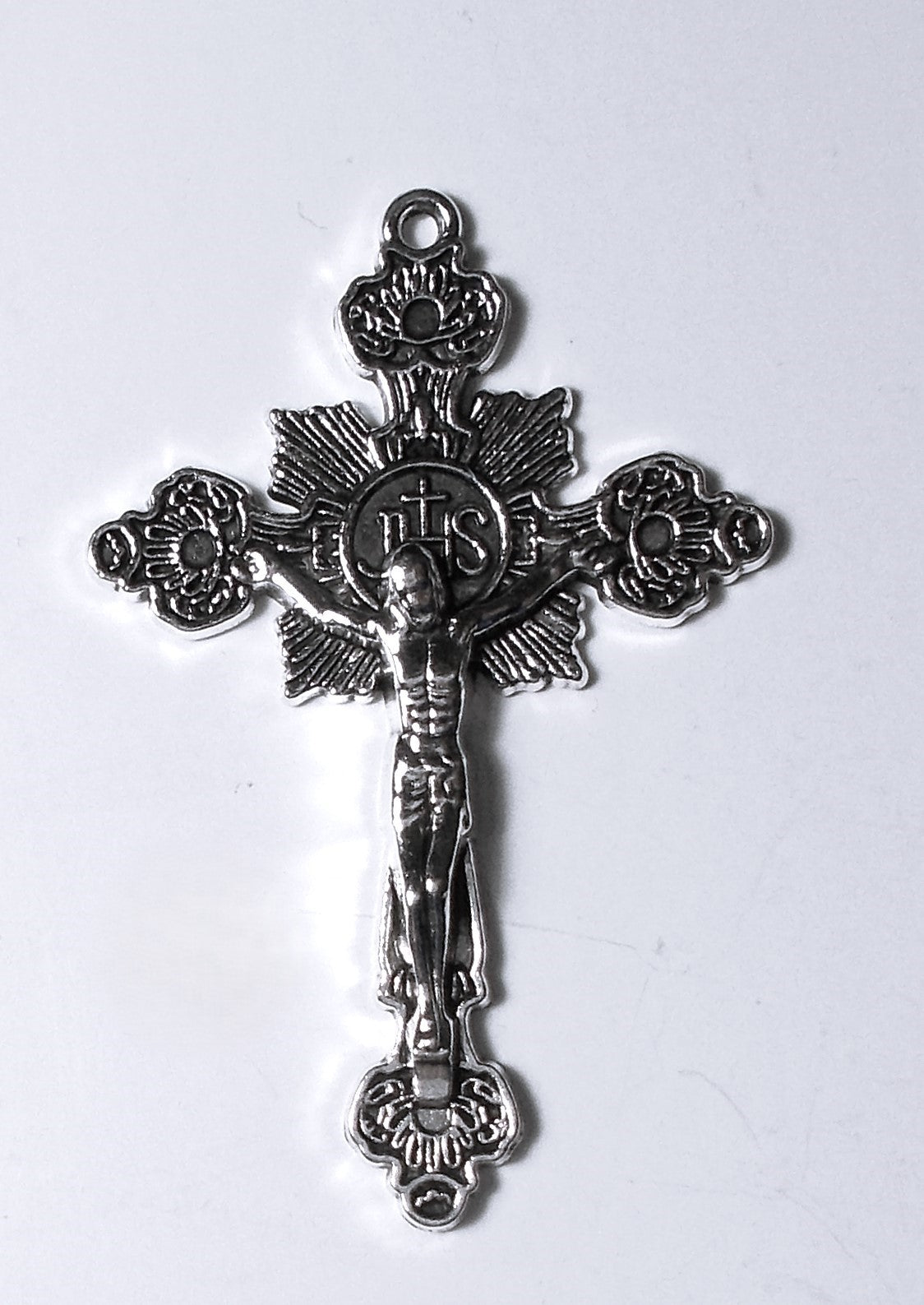 Vintage Style Rosary Crucifix - 2 inch
