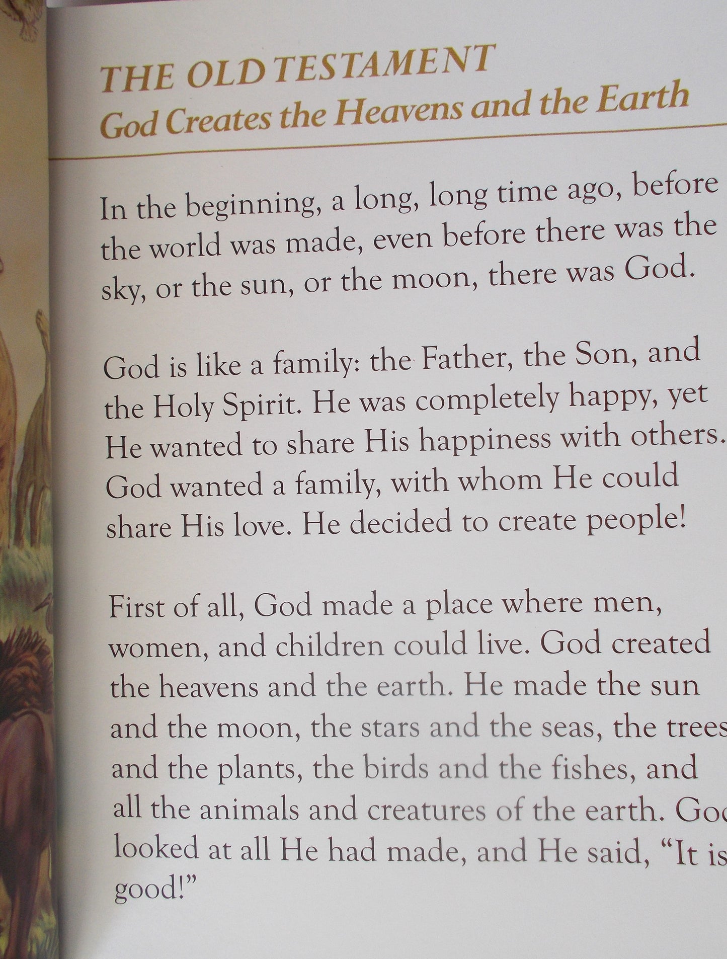 Catholic Children's Bible - Burgundy with Gold- Edged