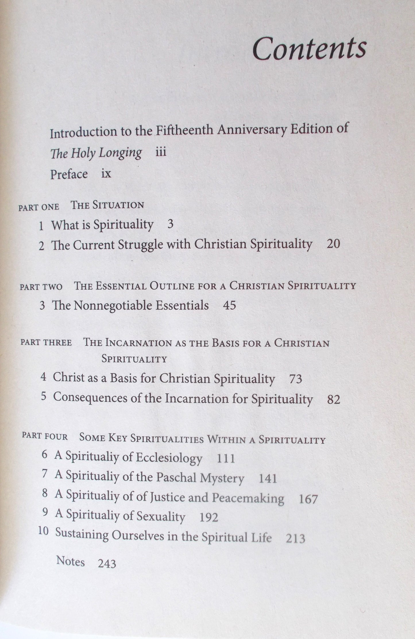 The Holy Longing - The Search for a Christian Spirituality