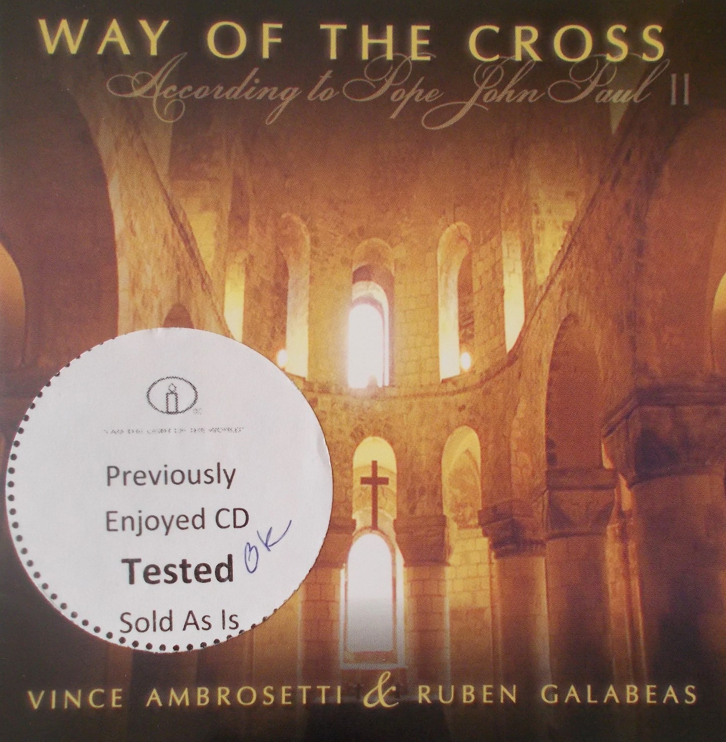 Vince Ambrosetti : Way of The Cross - Music CD - Used