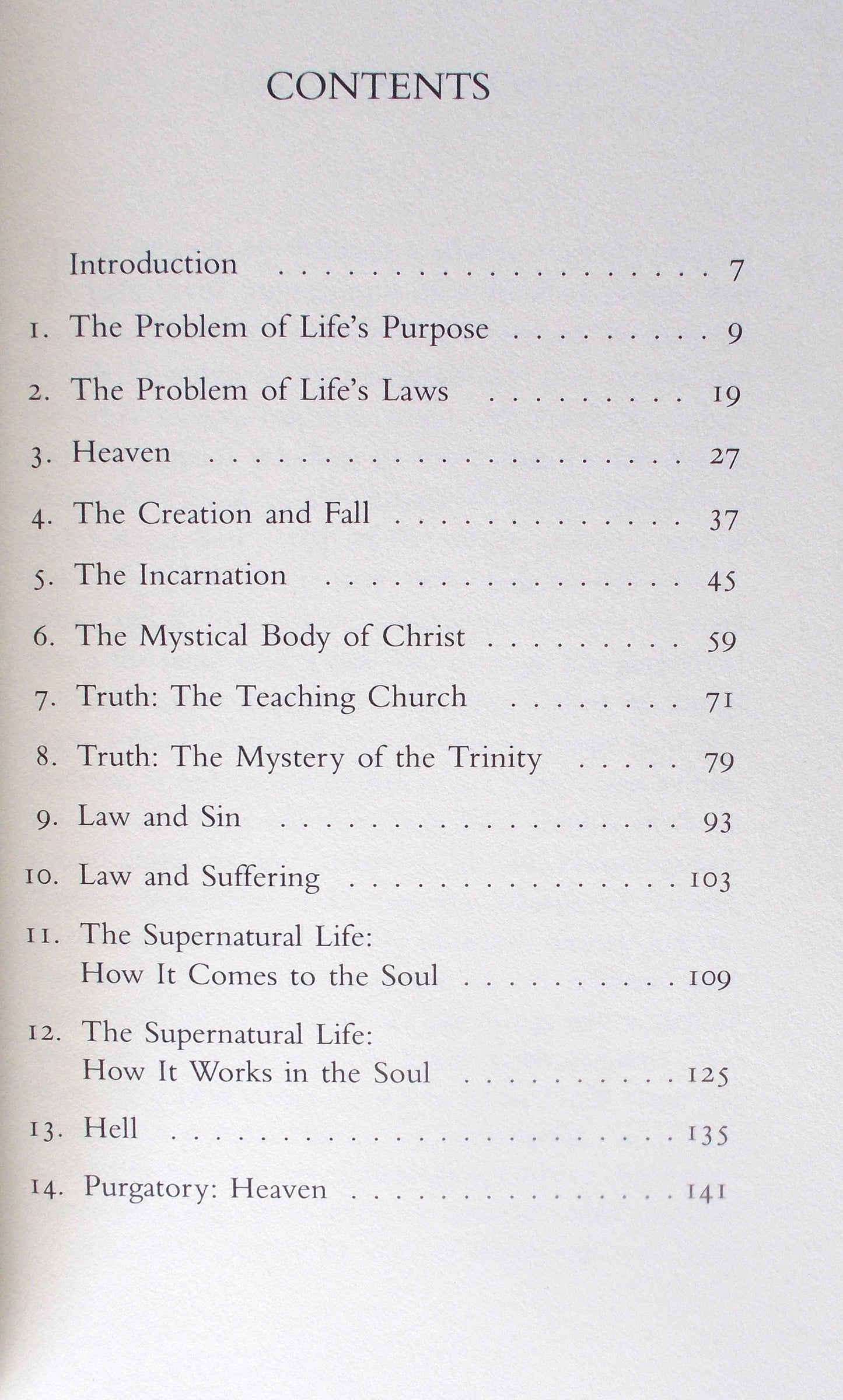 A Map of Life : A Simple Study of The Catholic Faith