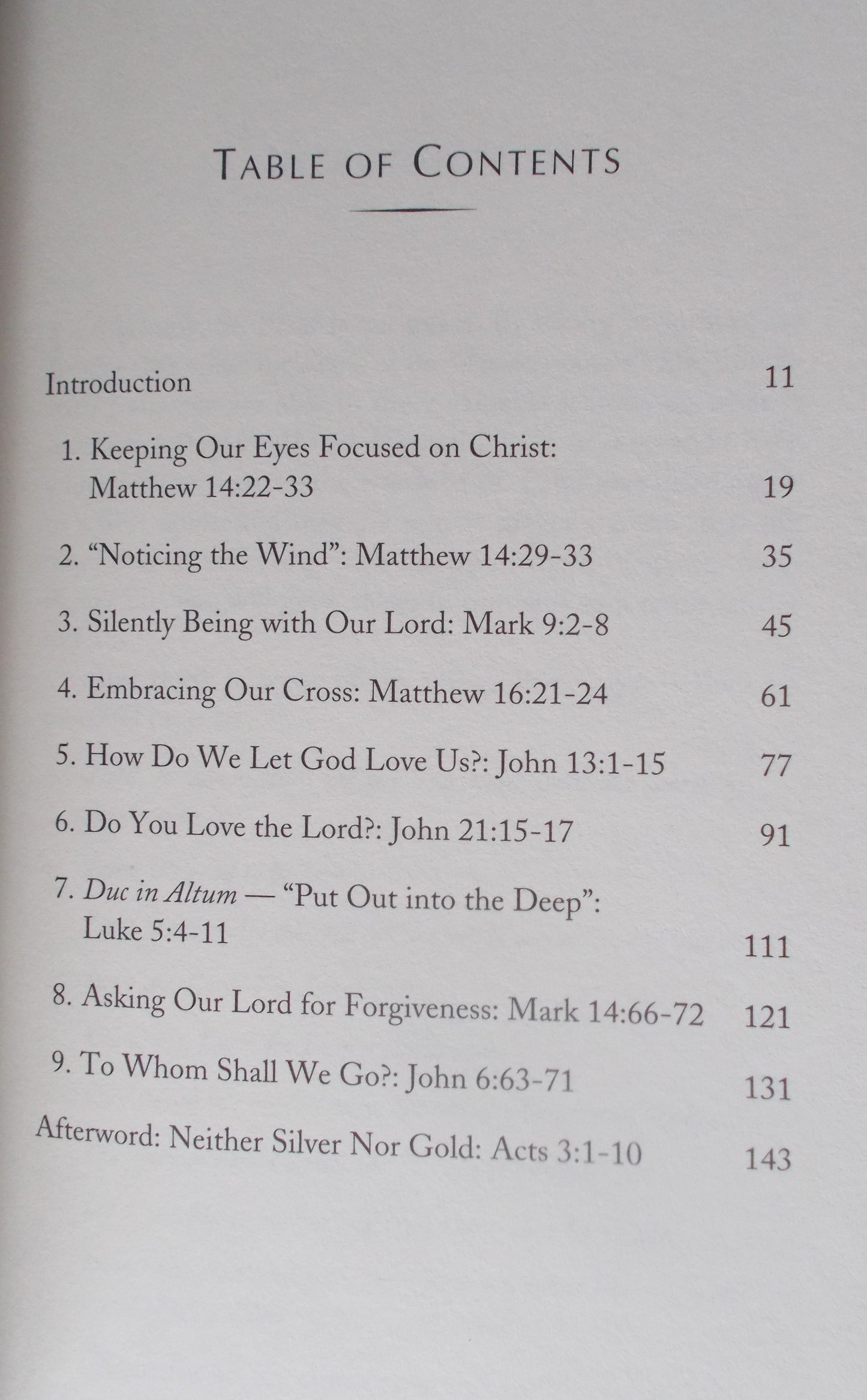 To Whom Shall We Go? : Lessons from the Apostle Peter