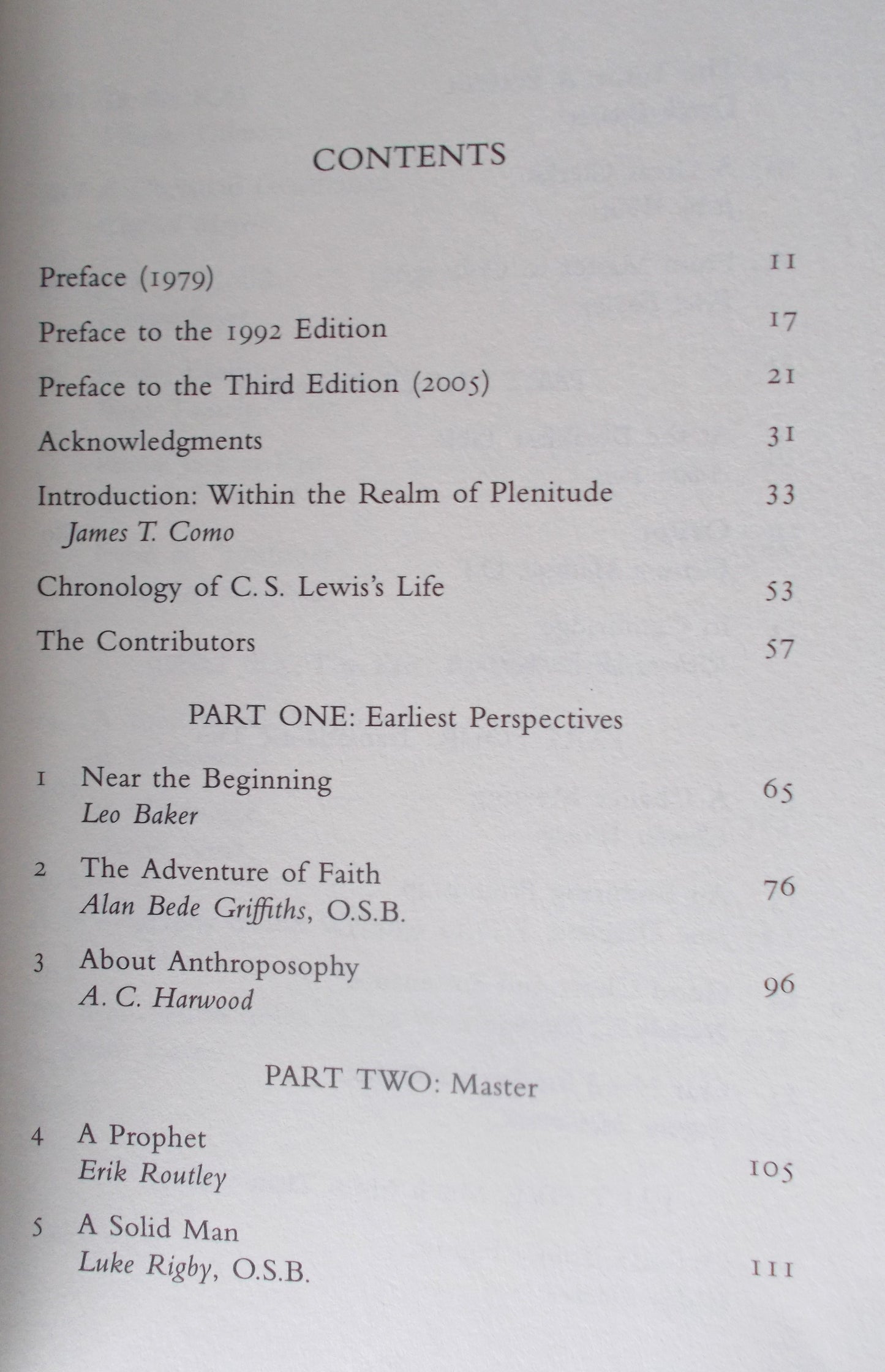 Remembering C.S. Lewis - Recollections of Those Who Knew Him