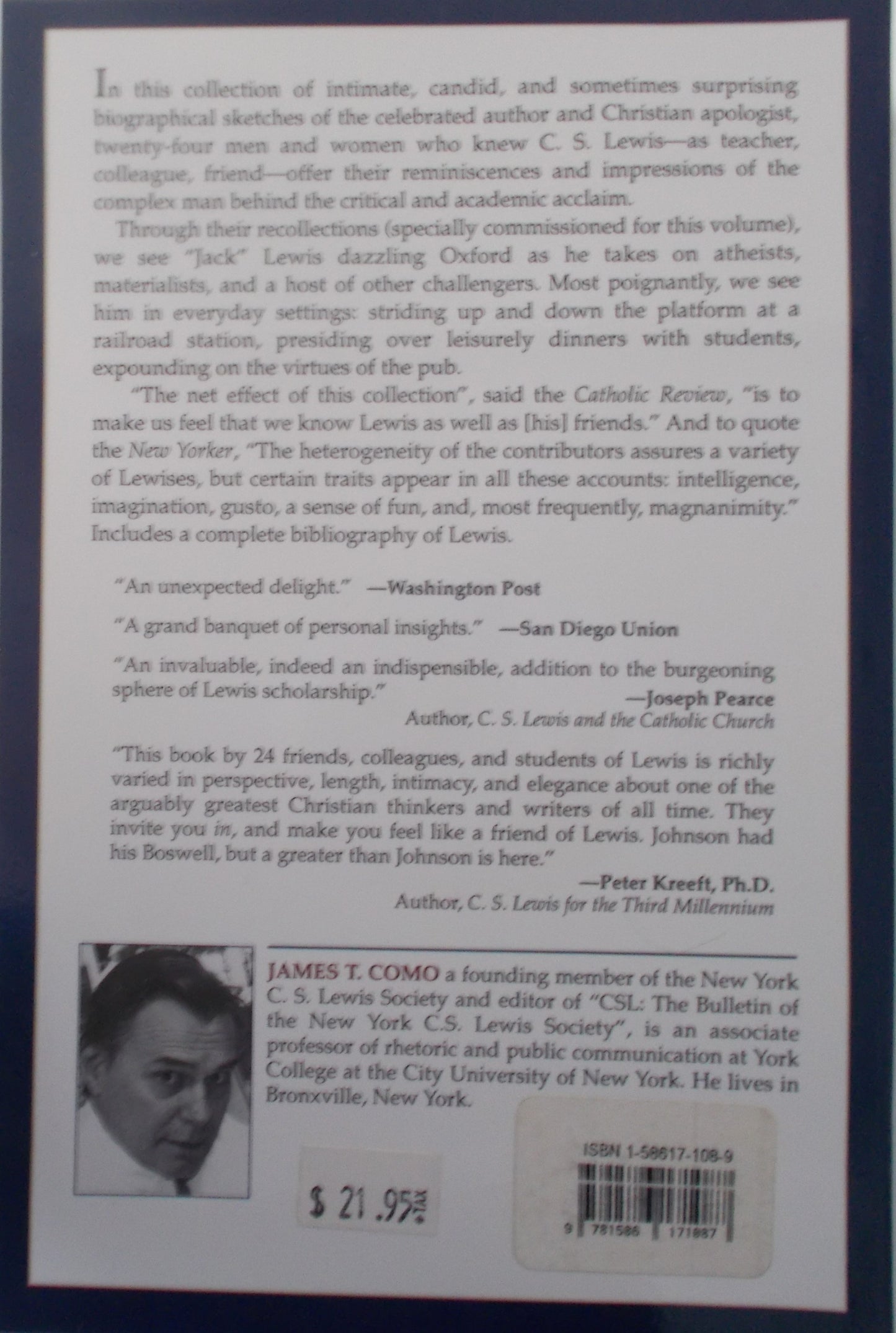 Remembering C.S. Lewis - Recollections of Those Who Knew Him