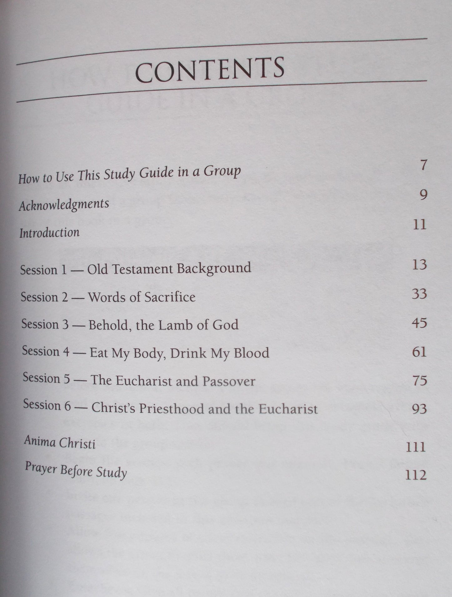 The Eucharist - A Bible Study Guide for Catholics