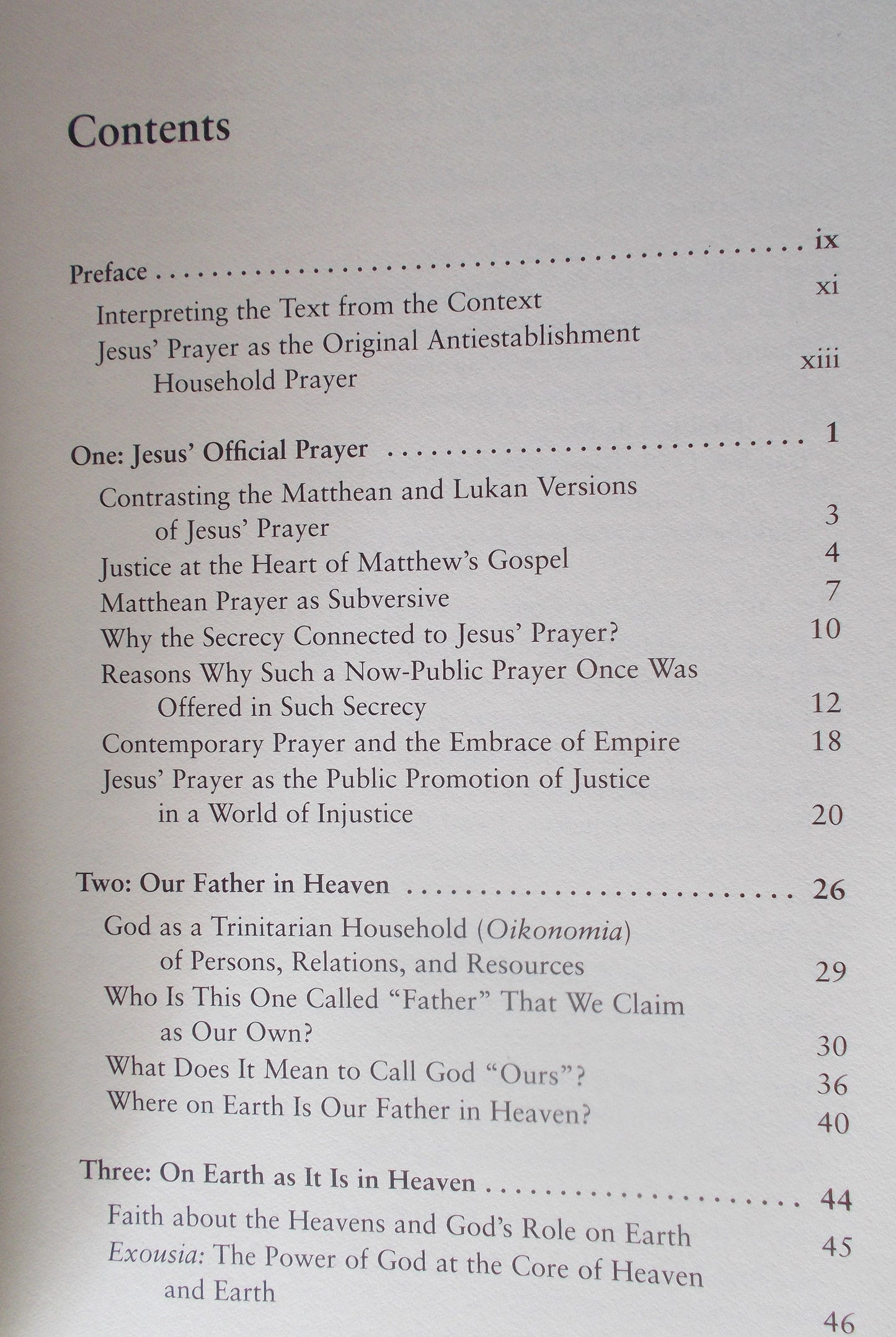 The Prayer That Jesus Taught Us : Our Father
