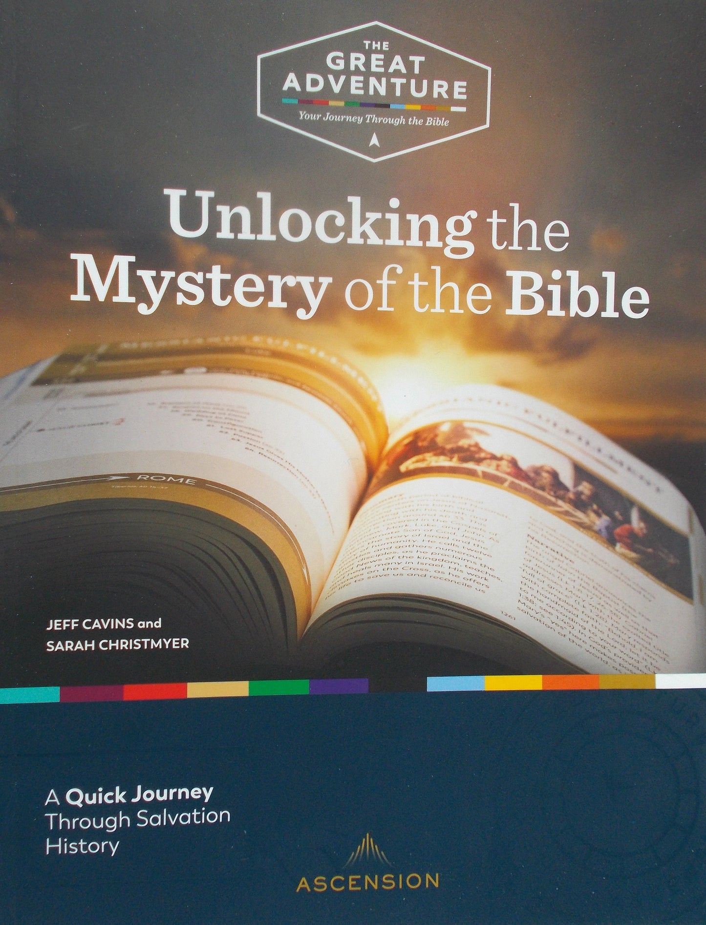 USED - Unlocking the Mystery of the Bible - The Great Adventure - JUST THE BOOK