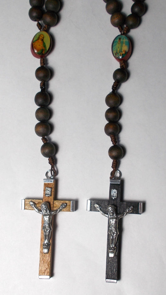 Cord - Wood Bead Rosary