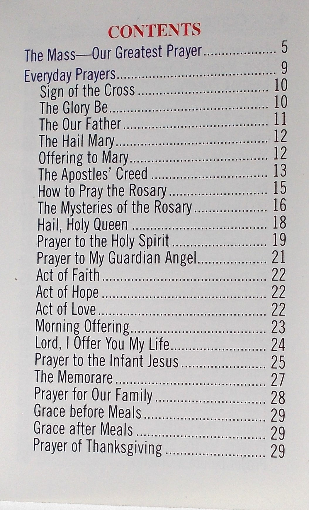 Catholic Child's Prayer Book