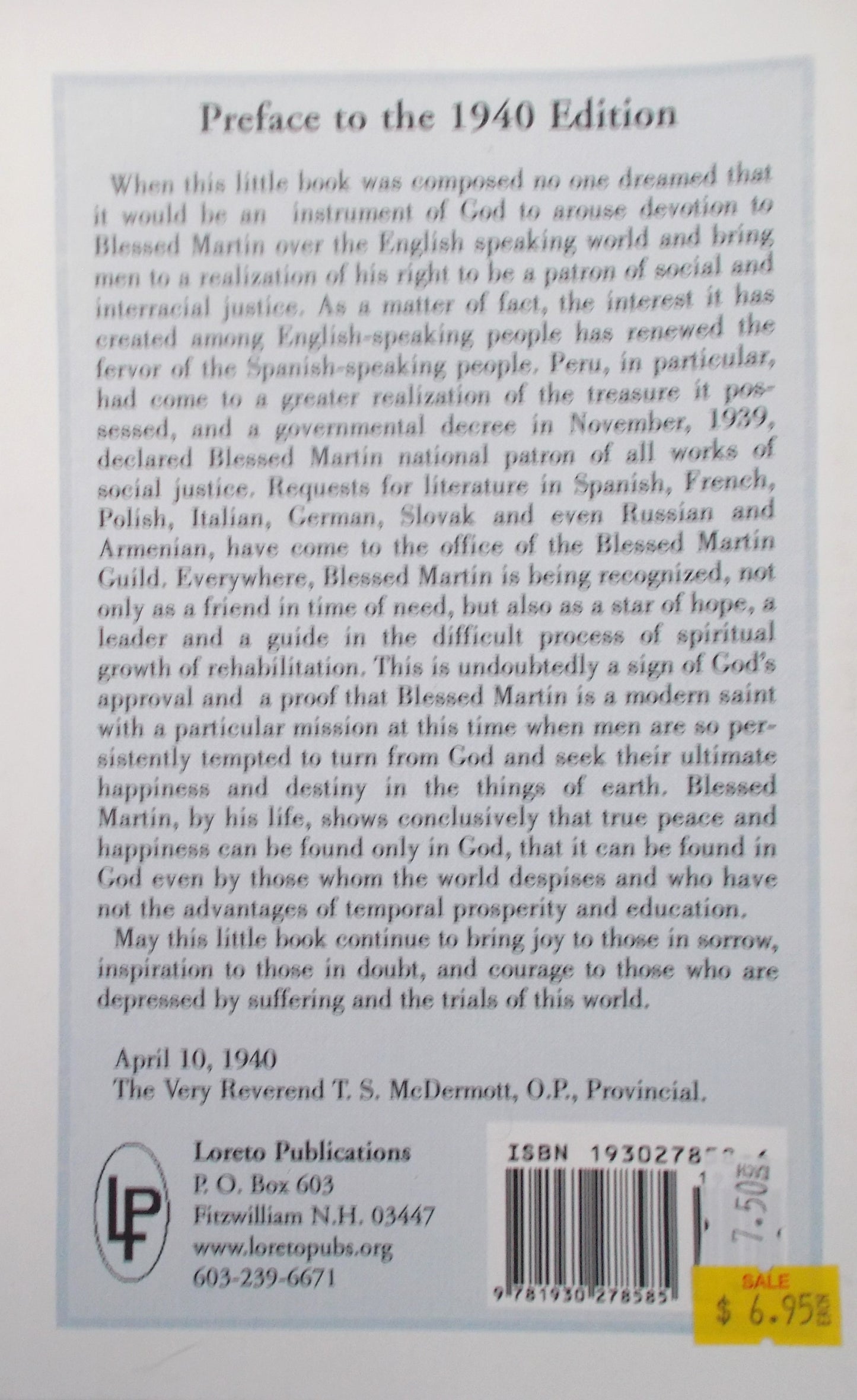 Meet Brother Martin! A Little Life of Saint Martin de Porres