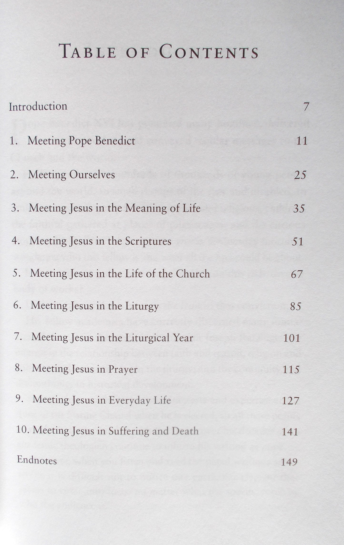 Come Meet Jesus : An Invitation From Pope Benedict XVI