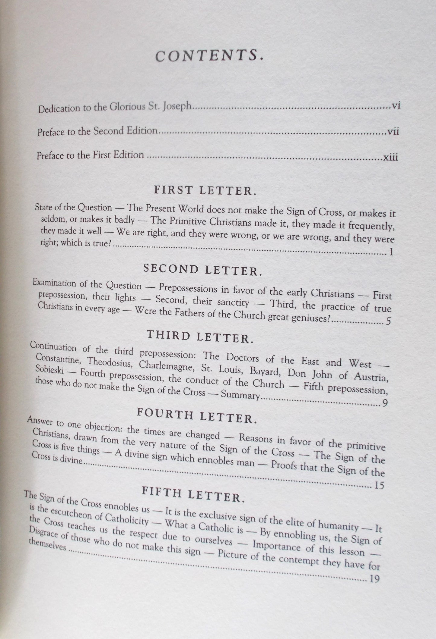 The Sign of the Cross in the Nineteenth Century