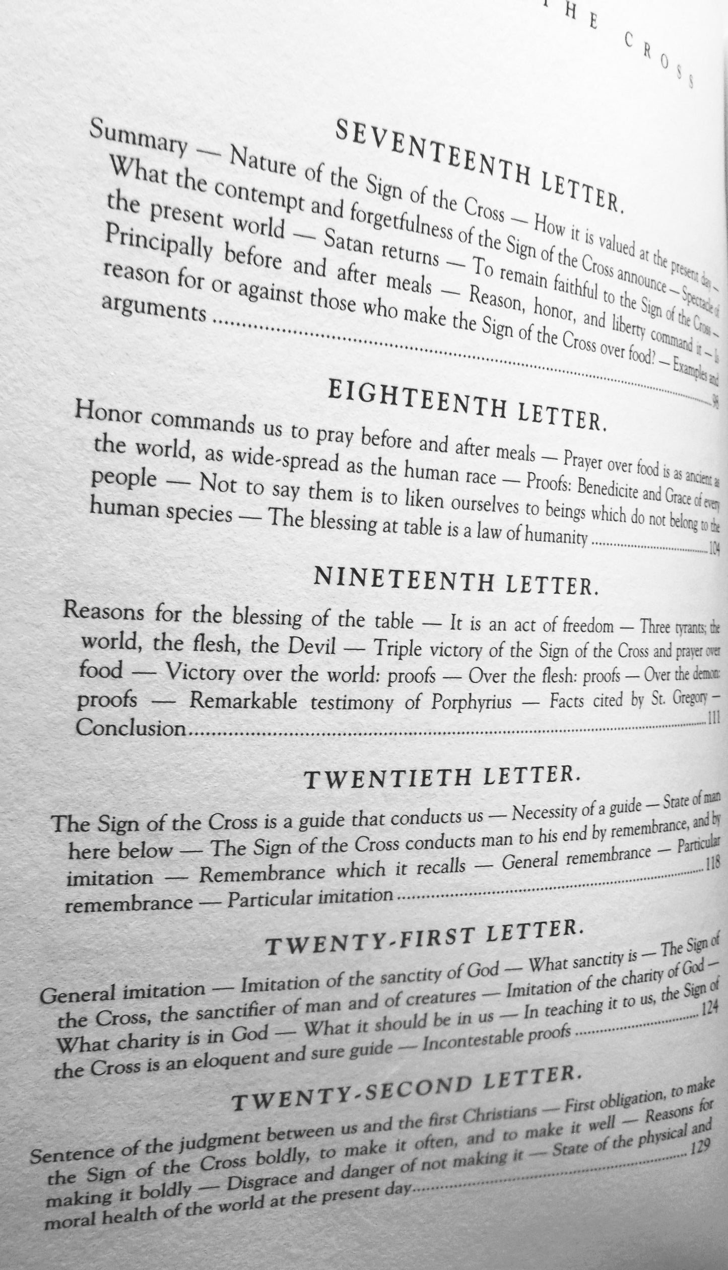 The Sign of the Cross in the Nineteenth Century