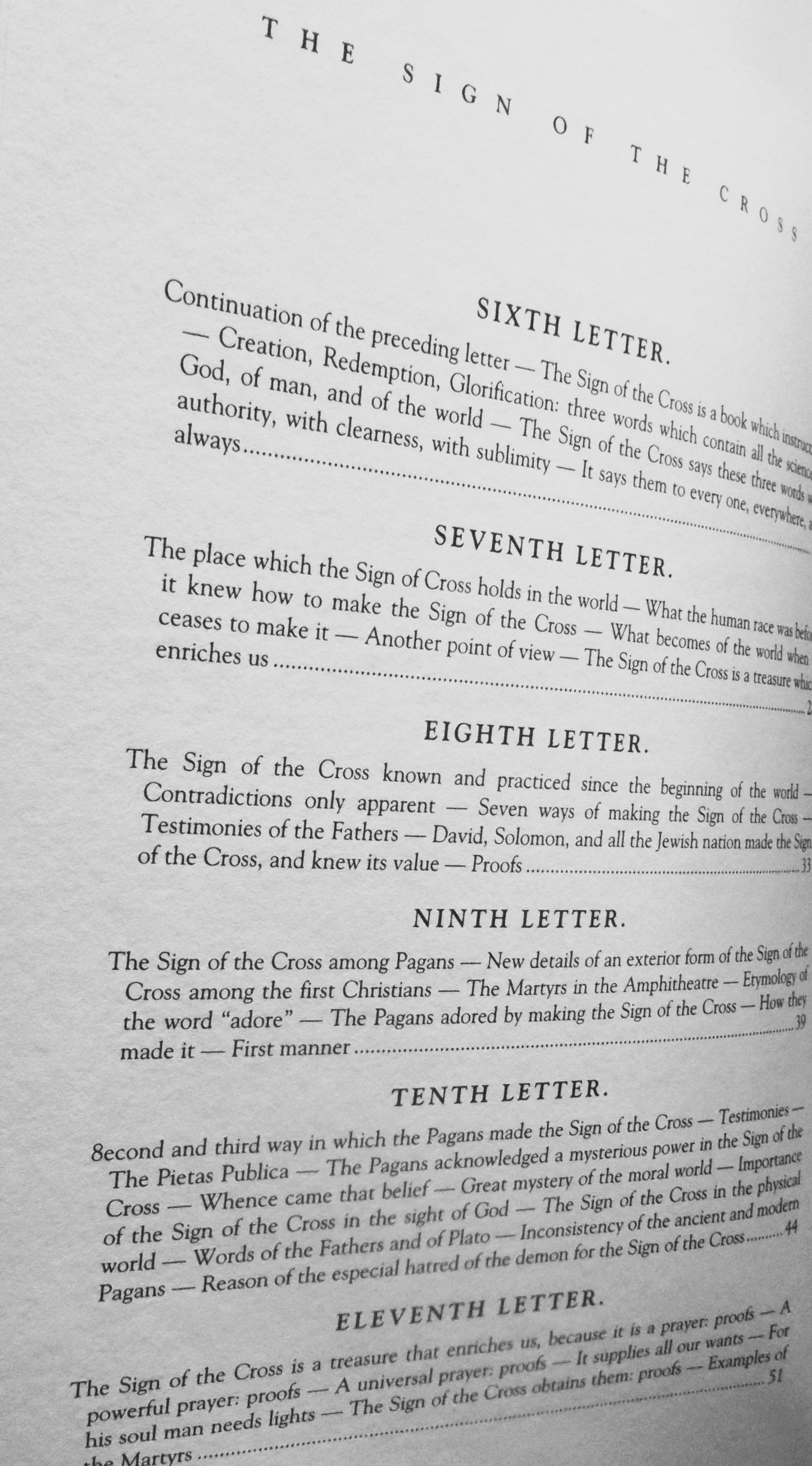 The Sign of the Cross in the Nineteenth Century