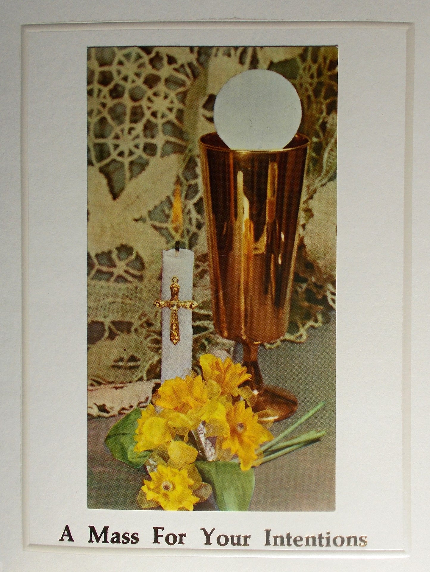 Mass Card (Postcard Style)- A Mass For Your Intentions - Package of 20