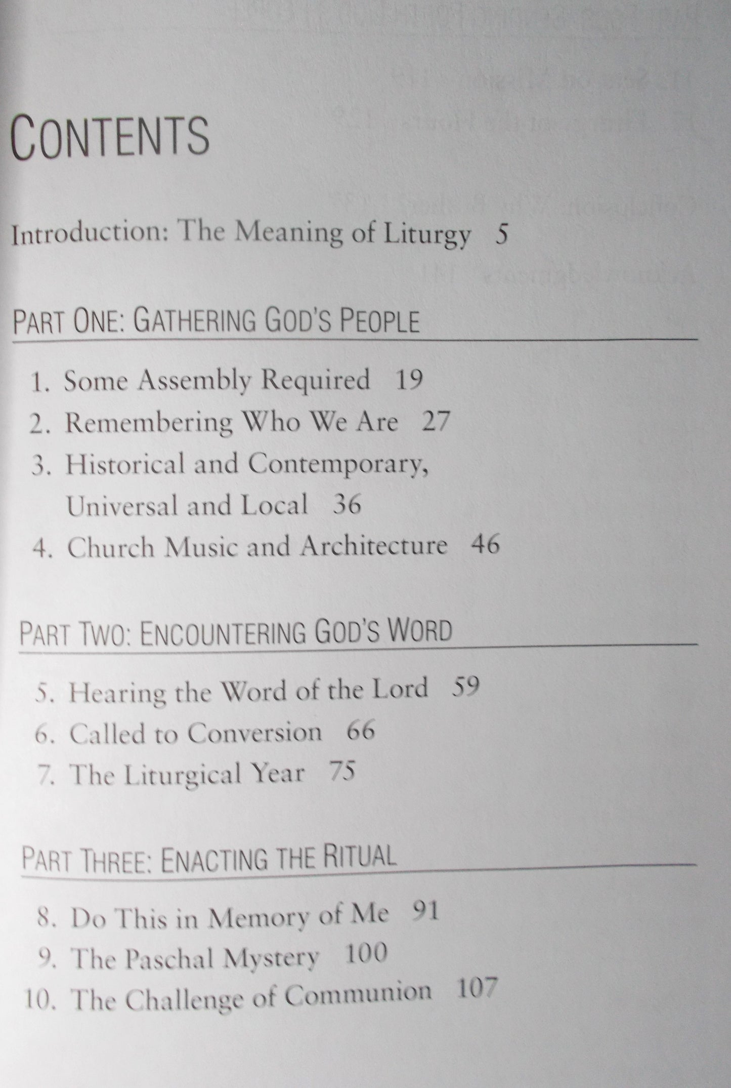 How We Worship - The Eucharist, The Sacraments and the Hours