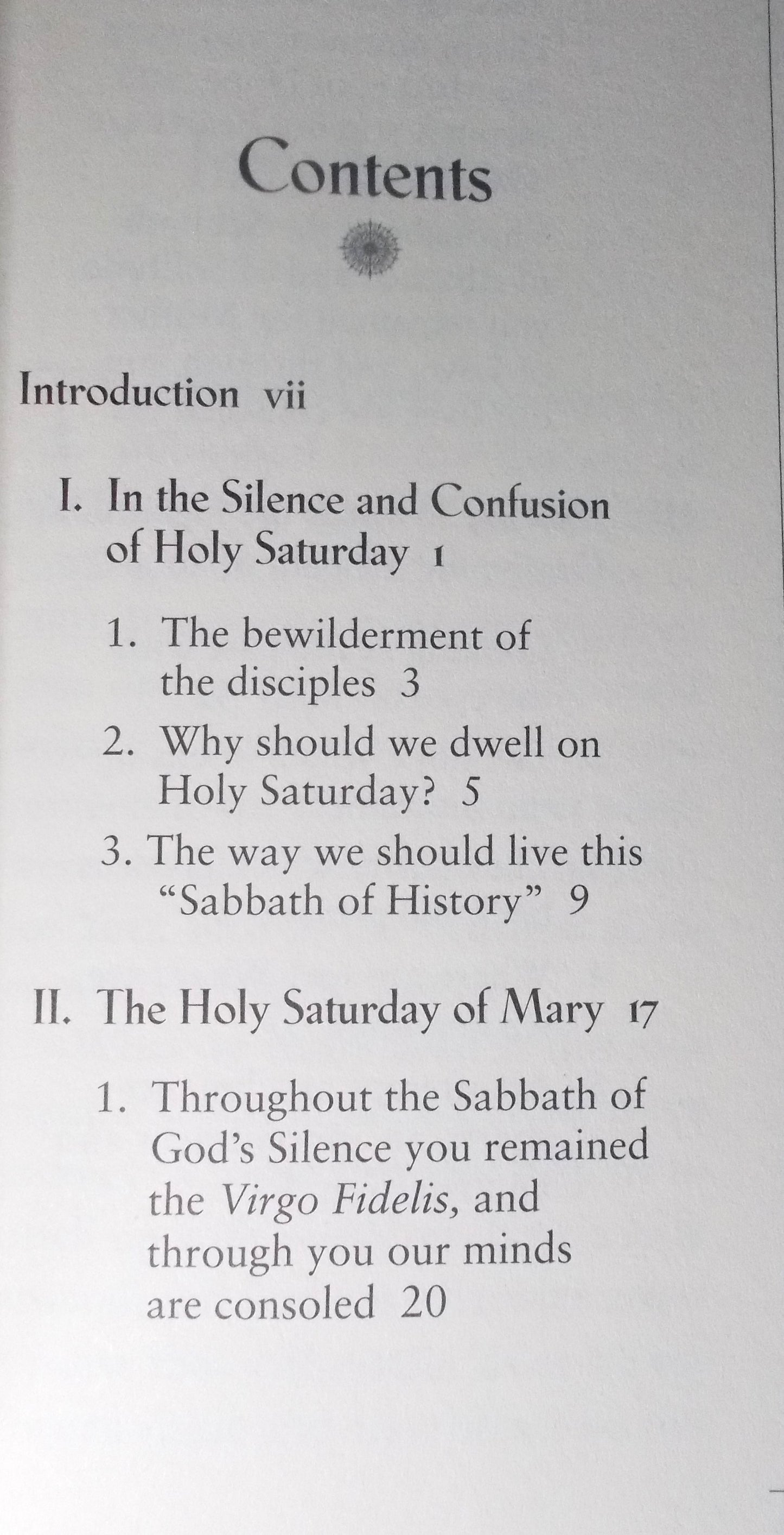 Our Lady of Holy Saturday : Awaiting the Resurrection with Mary and the Disciples