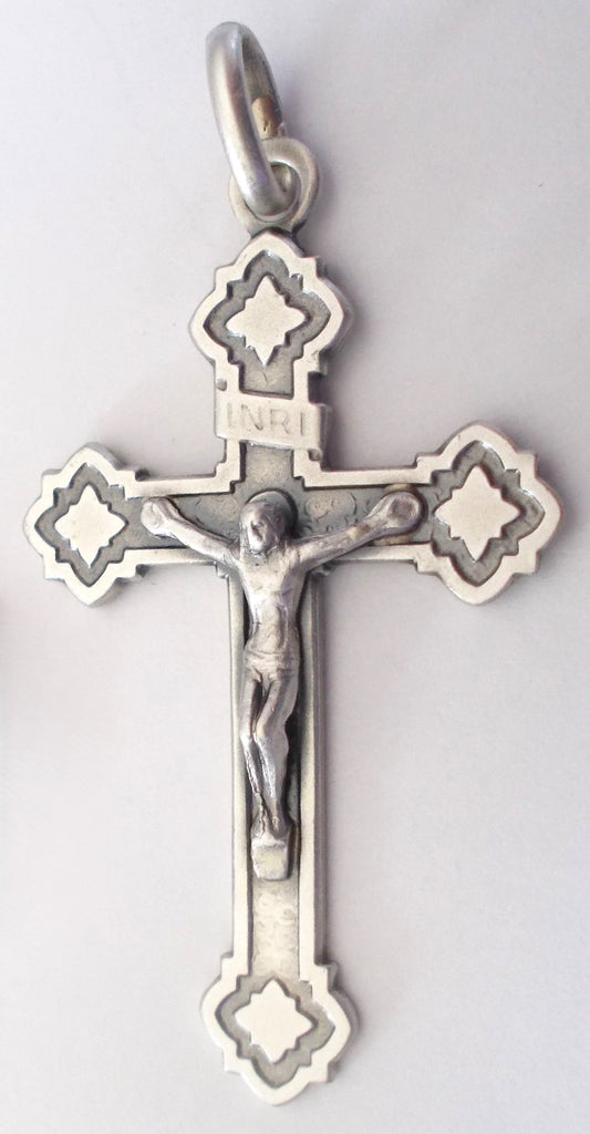 Crucifix - Large Renaissance Sterling Silver