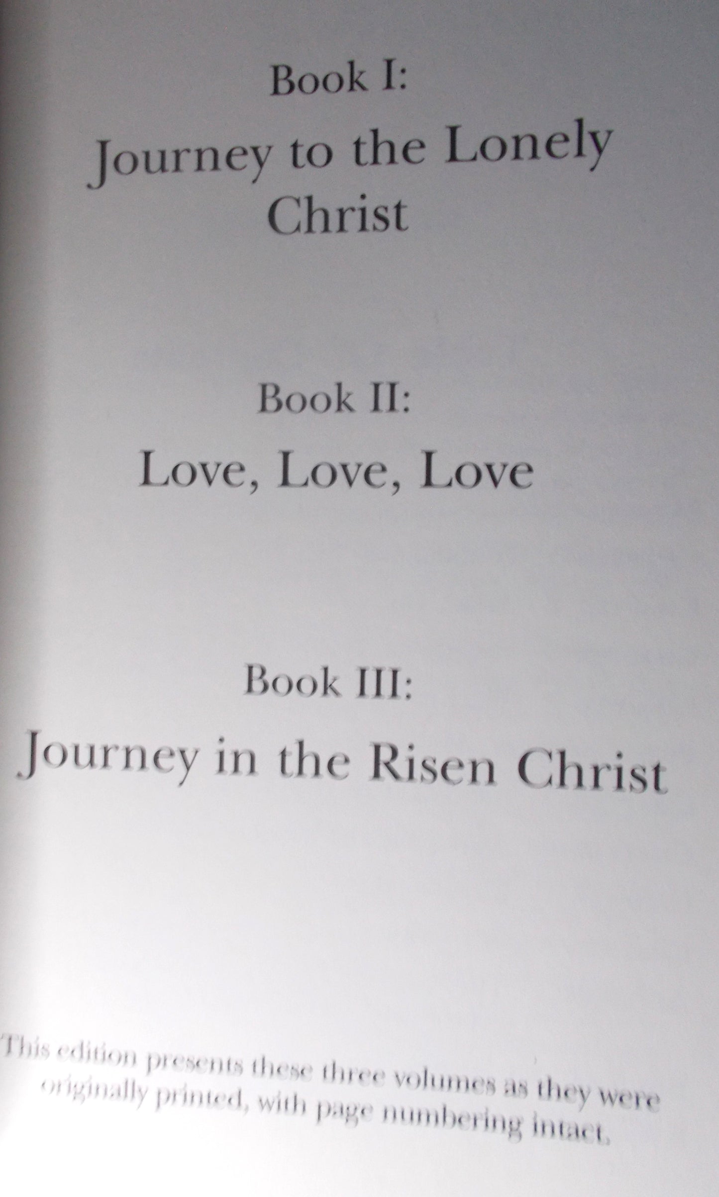 Journey to the Heart of Christ : The Little Mandate of God to Catherine Doherty- 3 books in 1