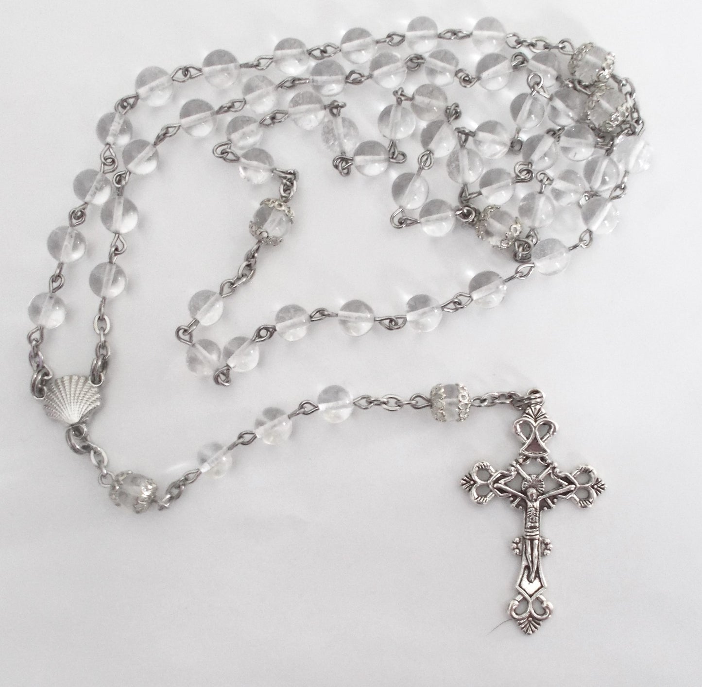 Baptism Shell Rosary