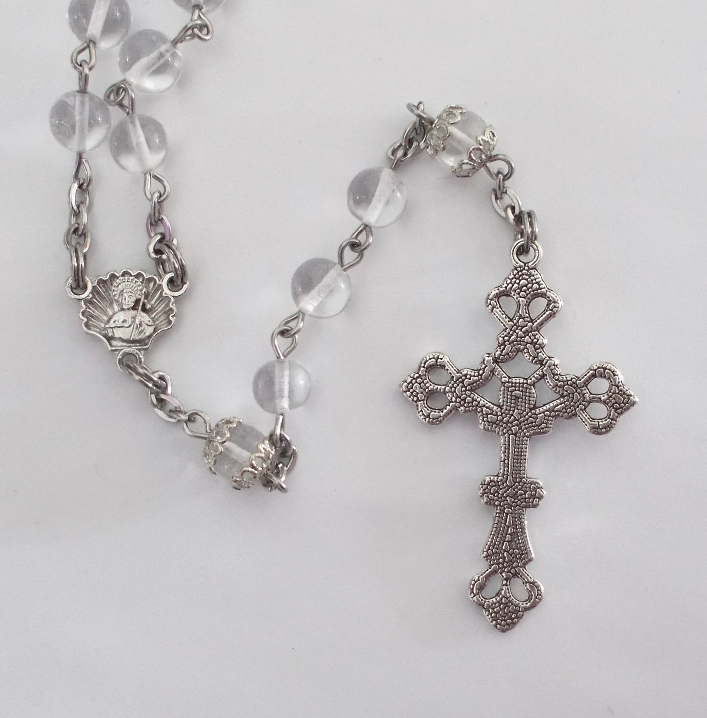 Baptism Shell Rosary