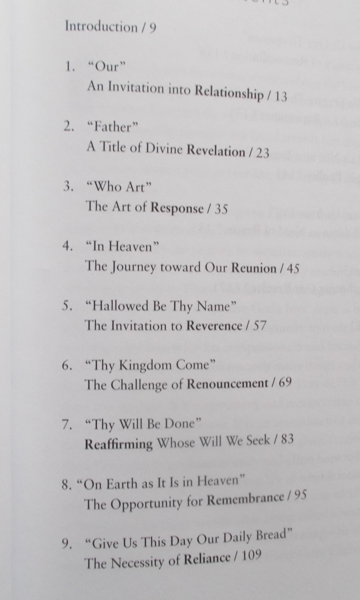 The "R" Father : 14 Ways to Respond to The Lord's Prayer